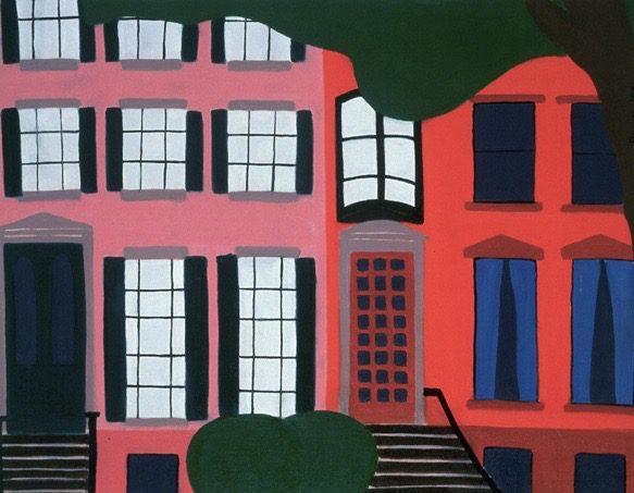 Brooklyn Heights Brownstone Series #4
<br>40" x 30" Oil on Canvas