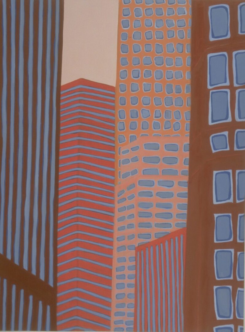 "Downtown New York City # 2"
<br>30" x 40" Oil on Canvas