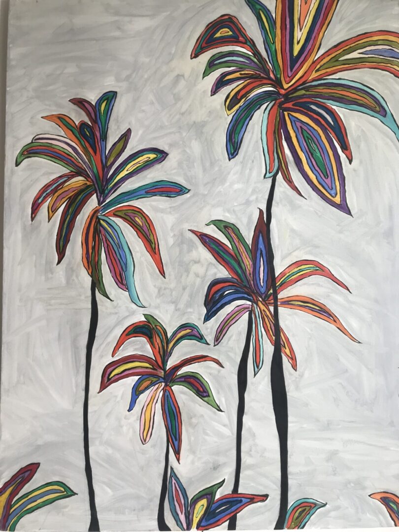 Psychedelic Palms
<br>30" x 40" 